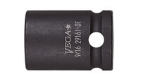 3/8 Sq Dr 1/4 6pt Impact Socket Std Length Thin Wall